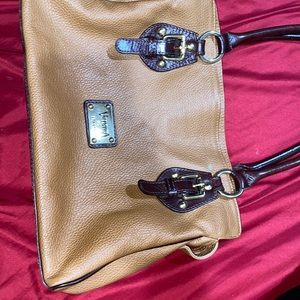 Valentina brown leather bag